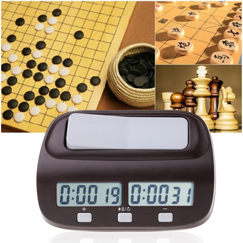 

Digital Professional Chess Clock Count Up Down Timer Electronic Chess Clock Competition Board Game Chess Watch