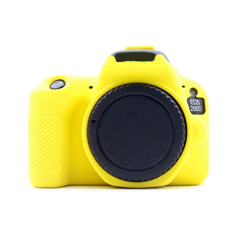 Suitable For Canon EOS 200DII 200D SLR Camera Silicone Case Protective Cover | Электроника