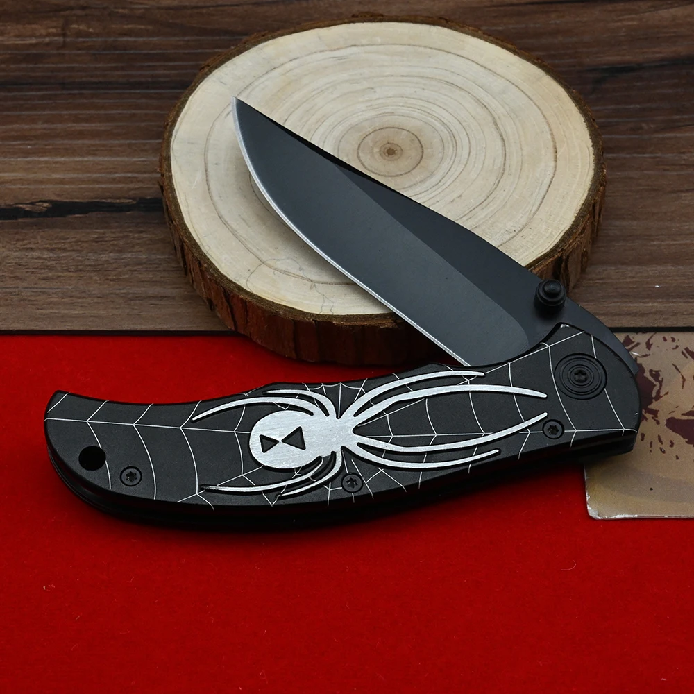 Карманный нож-паук с лезвием 5CR13 складной Мультитул алюминиевой ручкой для