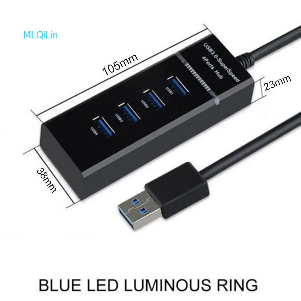4 порта usb-хаб высокая скорость 5 Гбит/с USB 3 0 концентратор для usb разветвитель хаб