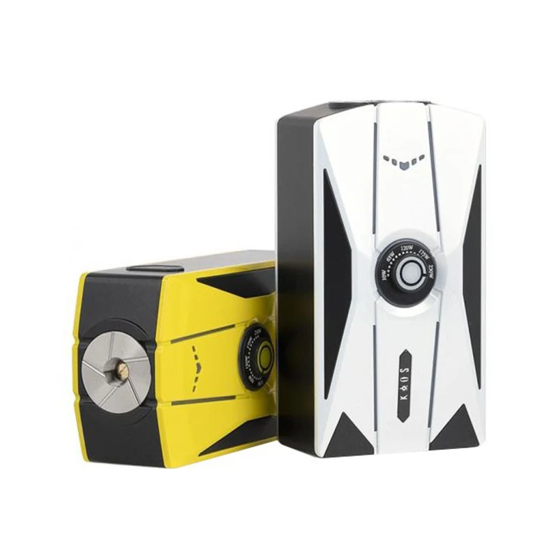 Распродажа! Sigelei Kaos Skycar Mod Vape Питание от двух аккумуляторов 18650 со сменным цветом