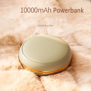 10000mAh Powerbank Hand Warmer Poverbank Portable Charger External
Battery for Samsung iPhone 11 X Xiaomi Power bank with Mirror