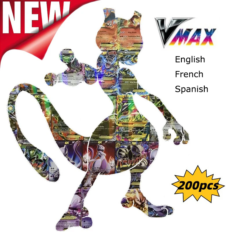 

Vmax Flash карты покемона игра карточная коллекция карточные игрушки для детей
