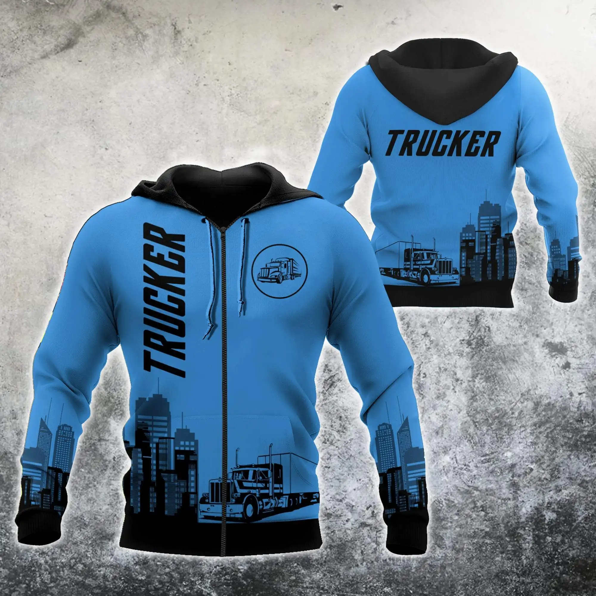 

PLstar Cosmos 3DPrint Newest Trucker Car Worker Art Funny Men/Women Harajuku Casual Streetwear Hoodies/Zip/Sweatshirt Style-11