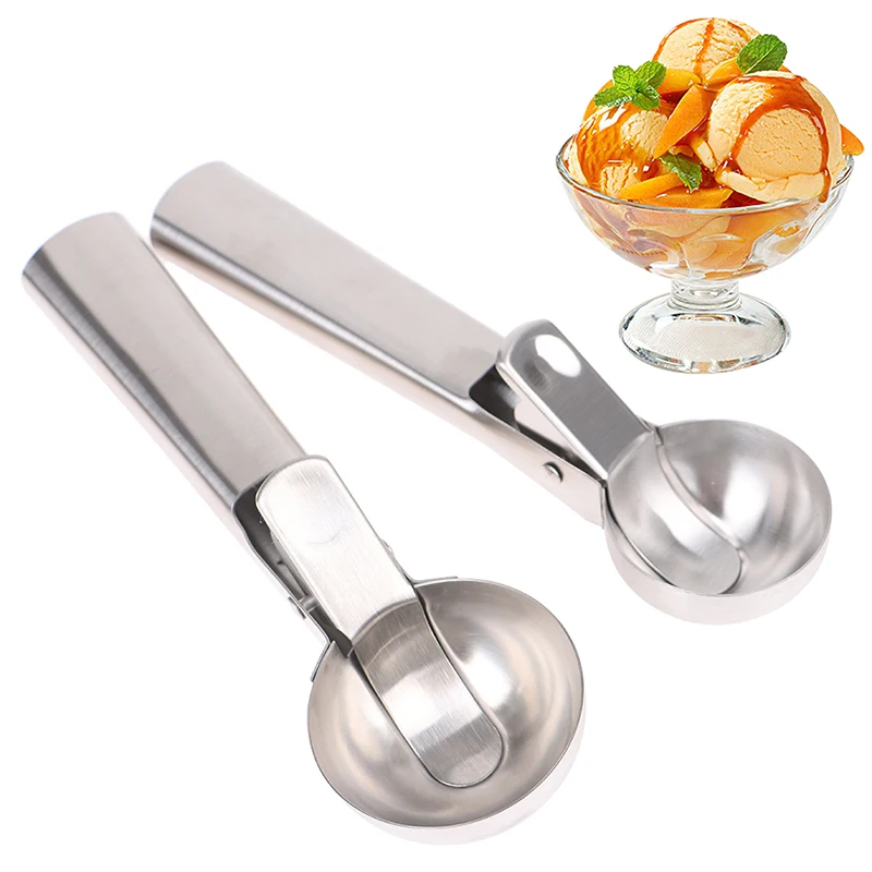 

Ice-cream Scoop Stainless Steel Ice Ball Maker Yogurt Cookie Dough Meat Balls Ice Cream Watermelon Spoon Kitchen Acce.