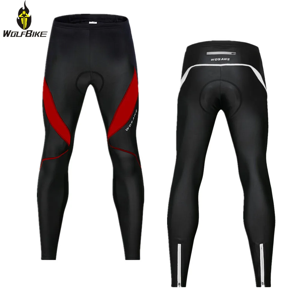 Мужские колготки WOSAWE велосипедные брюки из искусственной кожи термофлисовые