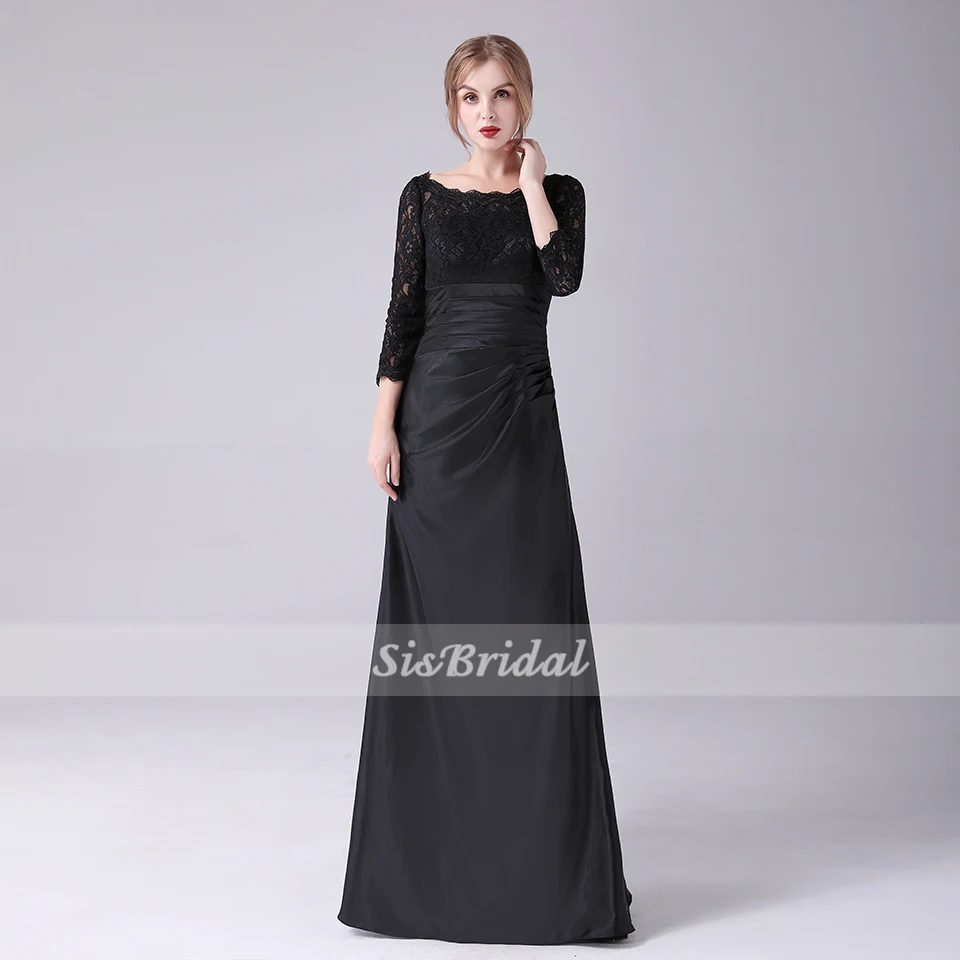 Оболочка/колонна жемчужина длиной до пола шифон Кружева Вечернее платье с рюшами