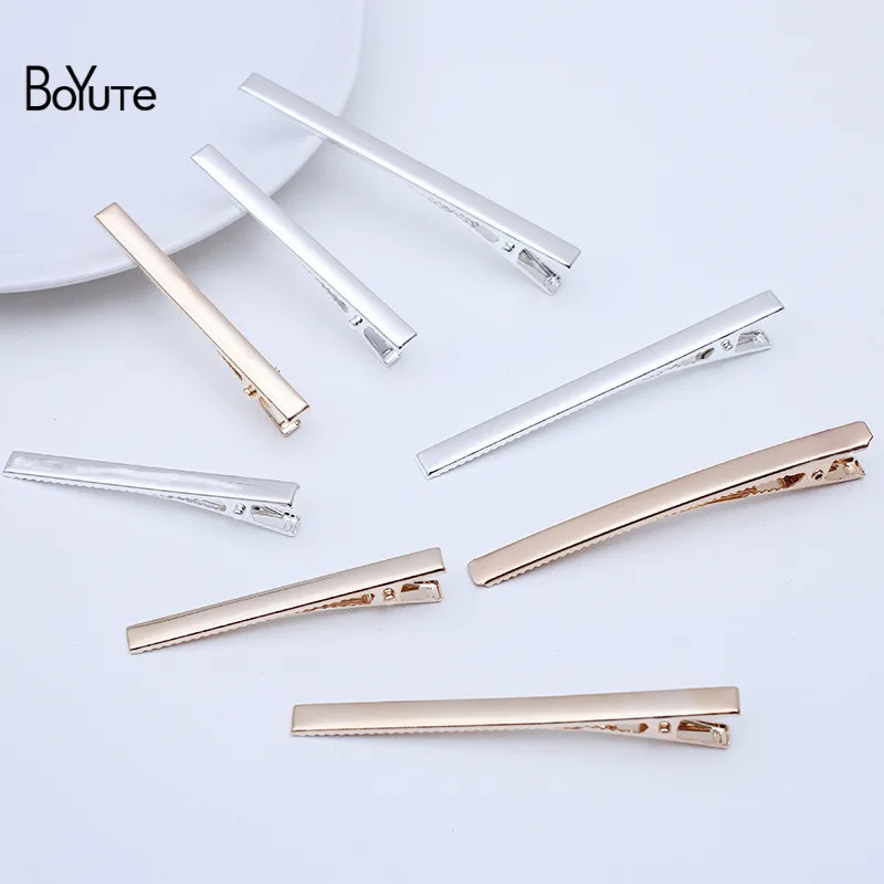 

Металлические зажимы для волос BoYuTe (50 шт./лот), ширина 6 мм, ширина 60 мм, длина 80 мм, ручная работа, «сделай сам», ювелирные аксессуары, оптовая п...