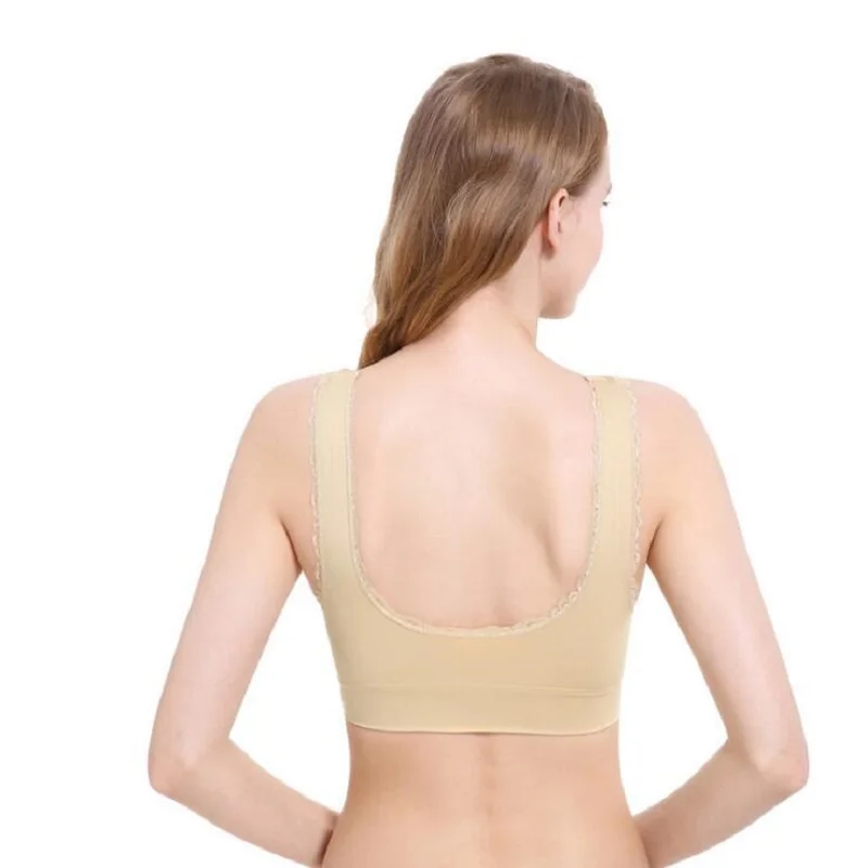 Бюстгальтер пуш-ап Женский без косточек с регулируемой застежкой спереди |