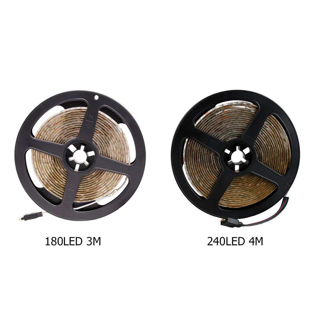 

LED Strip Light RGB 5050 SMD 2835 Flexible Ribbon fita led light strip RGB 3M 4M 5M Tape Diode DC 12V With Adapter