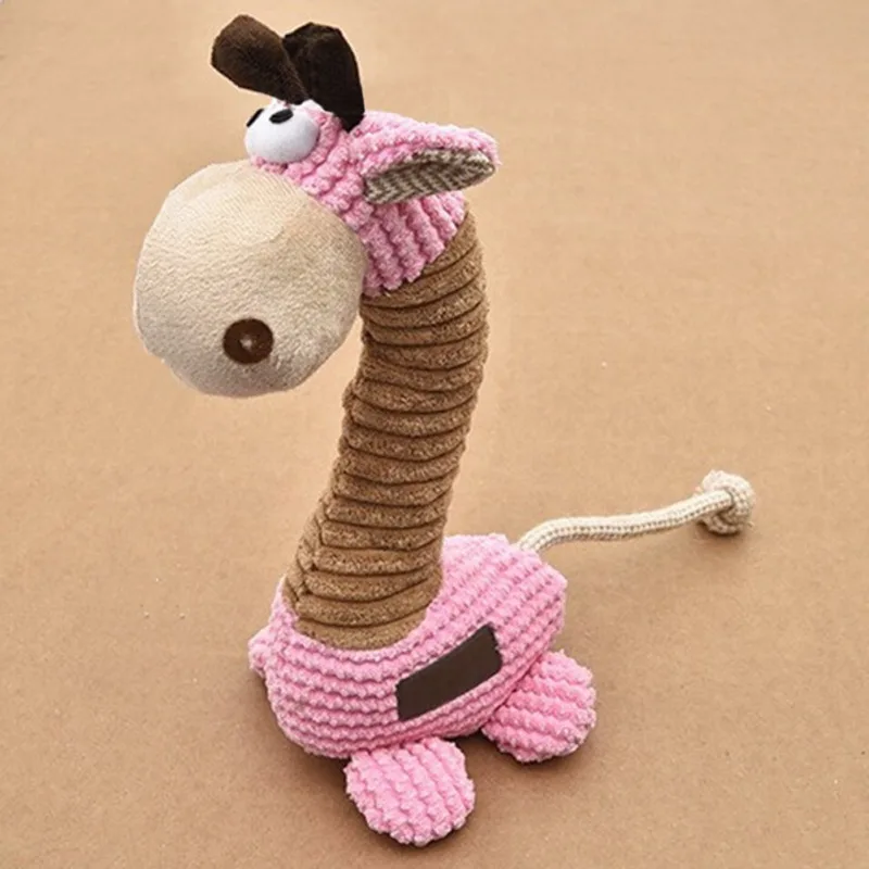 

Dog Toys Small Large Dogs New Arrival Animal Shape Fleece Pet Puppy Squeaky Chew Bite Resistant Toy Pets Accessories Supplies .