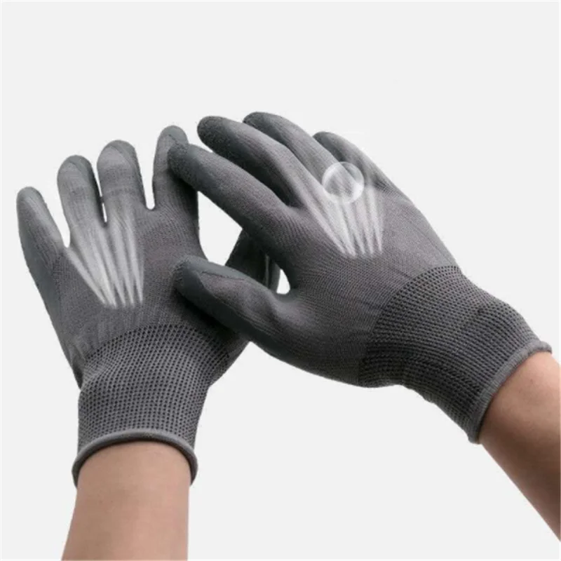 

1 Pairs Women And Men Gardening Gloves Nitrile Coated Garden Gloves Against Slip and Dirt Breathable Stretchable Mechanic Gloves