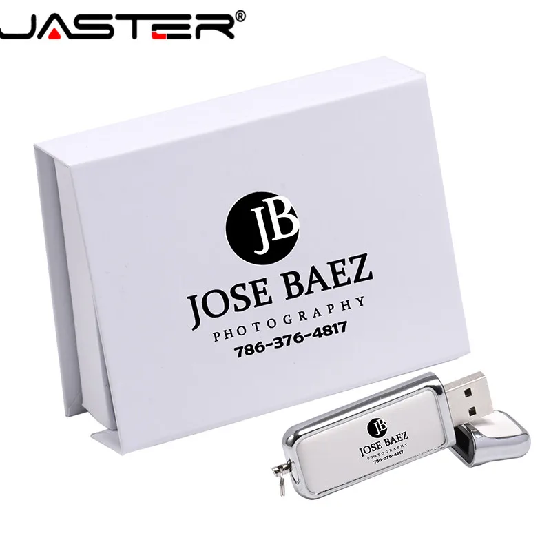 JASTER custom logo colour print leather usb 2.0 memory sticks flash drive pen 64GB 32GB 16GB 8GB 4GB company gift | Компьютеры и офис