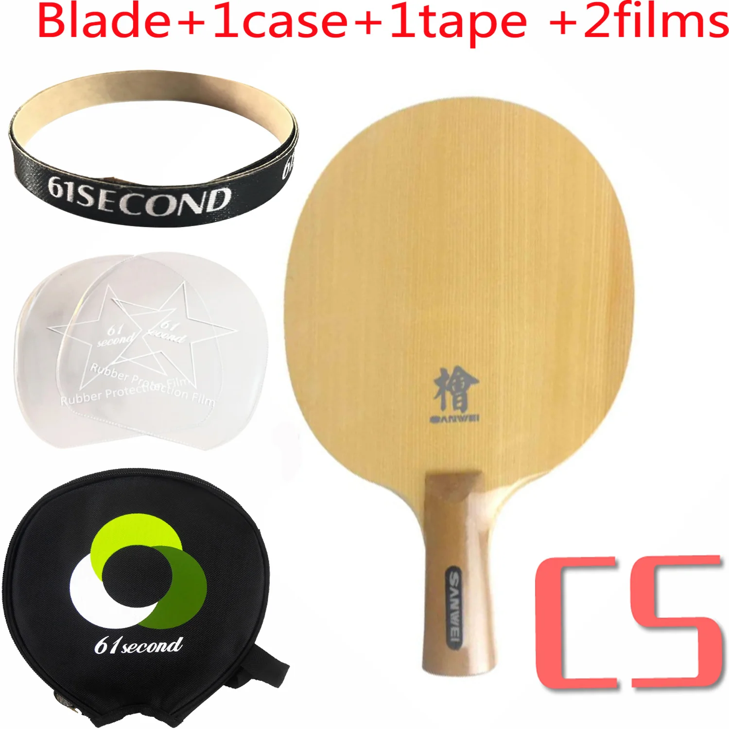 CS with Y 1 case Sanwei H10 HINOKI лезвие для настольного тенниса пинг-понга - Цвет: CS with Y 1 case