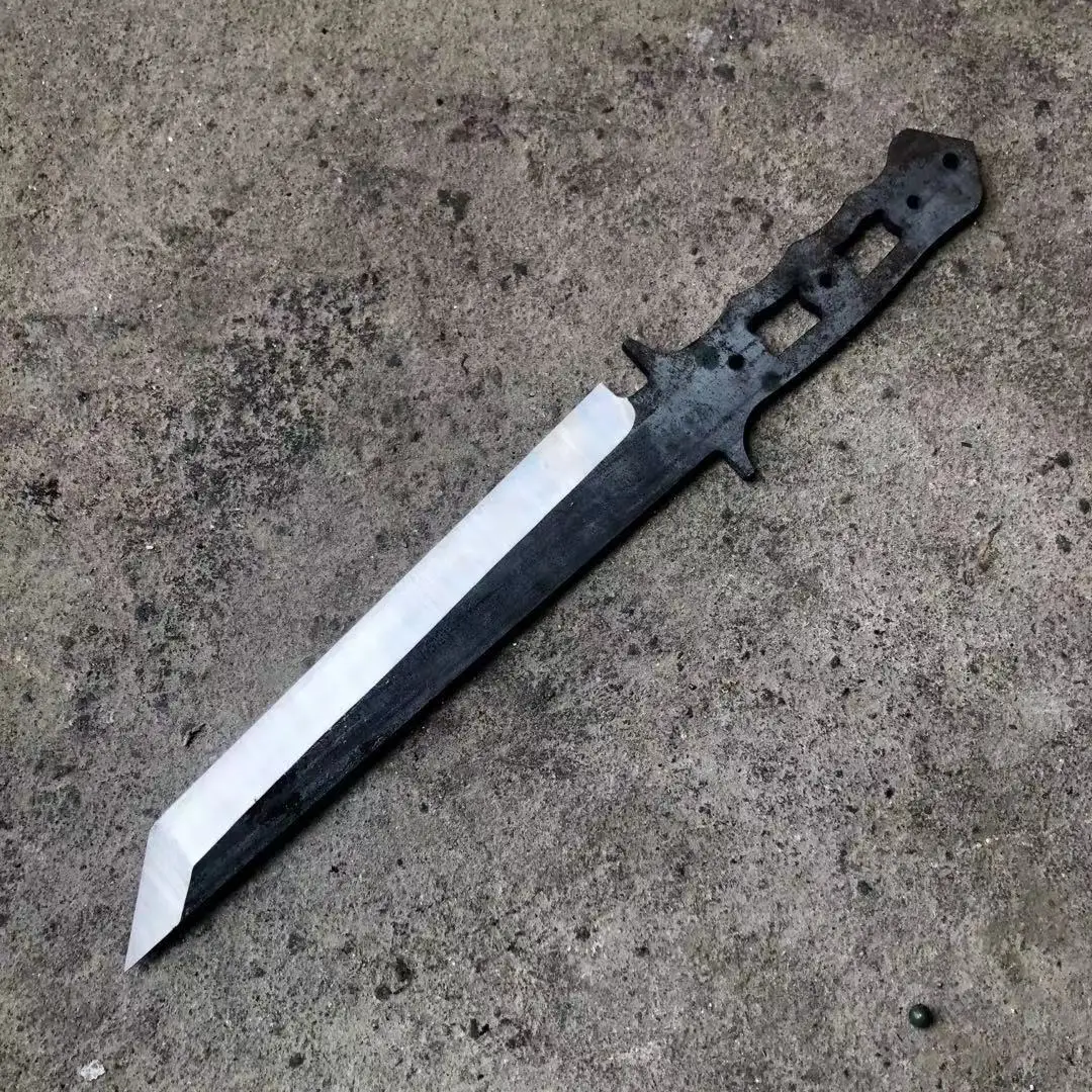 Стальной нож с фиксированным лезвием сделай сам получистое лезвие из стали 440C