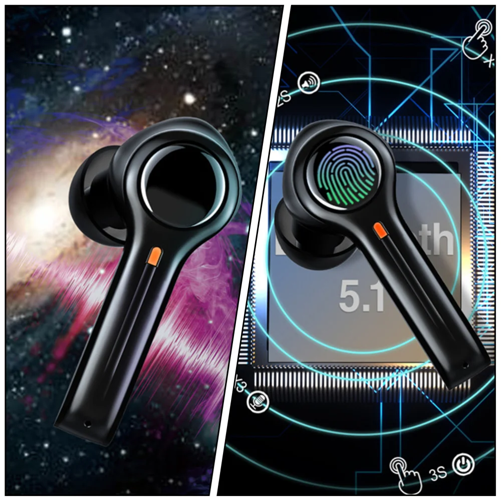 

1 set of Wireless Earphone Mini Headset Stereo Earphone Game Playing Earbuds