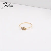 joolim high end pvd fashion set auger fine individual pen rings for women stainless steel jewelry wholesale