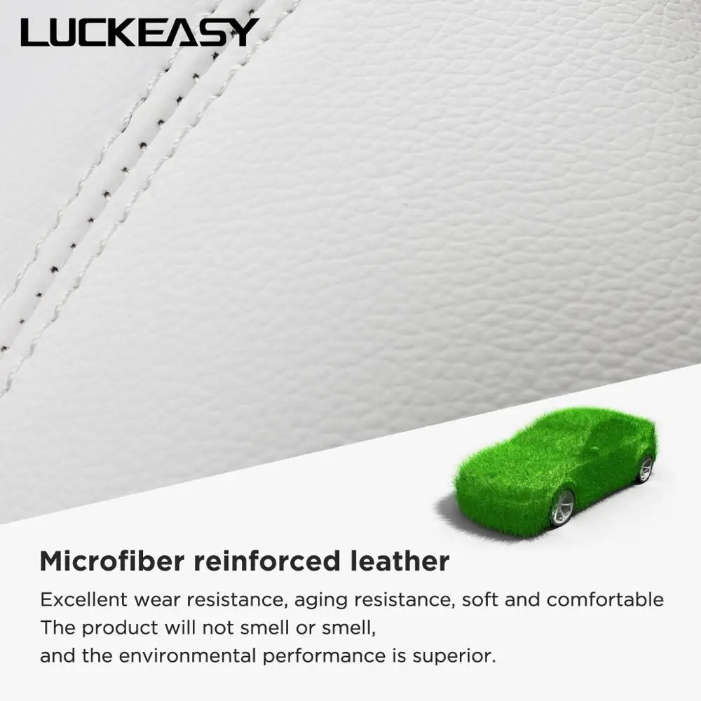 LUCKEASY Microfiber leather trunk mat for Tesla Model X(6/7 seat）2017-2022 Cargo Liner Rear Protector Complete Custom Fit（White） |