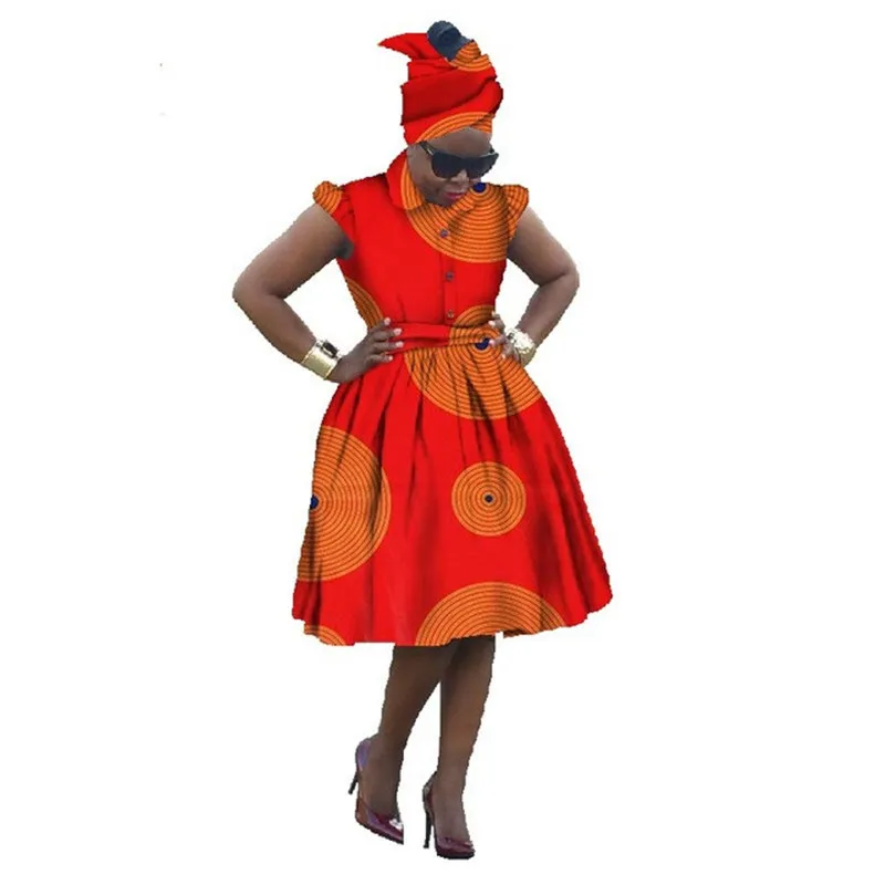 Африканские платья для женщин 2019 без рукавов модный стиль с африканские тюрбаны