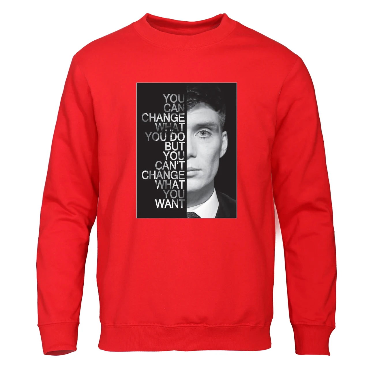 Red Peaky Blinders ТВ-шоу принт мужская толстовка с забавным рисунком Осенняя спортивная одежда Хип-Хоп Топы Зимний флисовый пуловер Harajuku уличная одежда - Цвет: Red