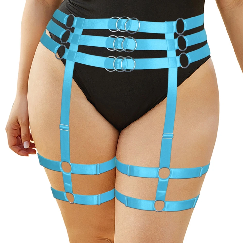 

Harness Fashion Erotic Lingerie Body Bondage Stockings With Belt Garter Plus Size Suspenders For Socks Sexy Women's Underwear