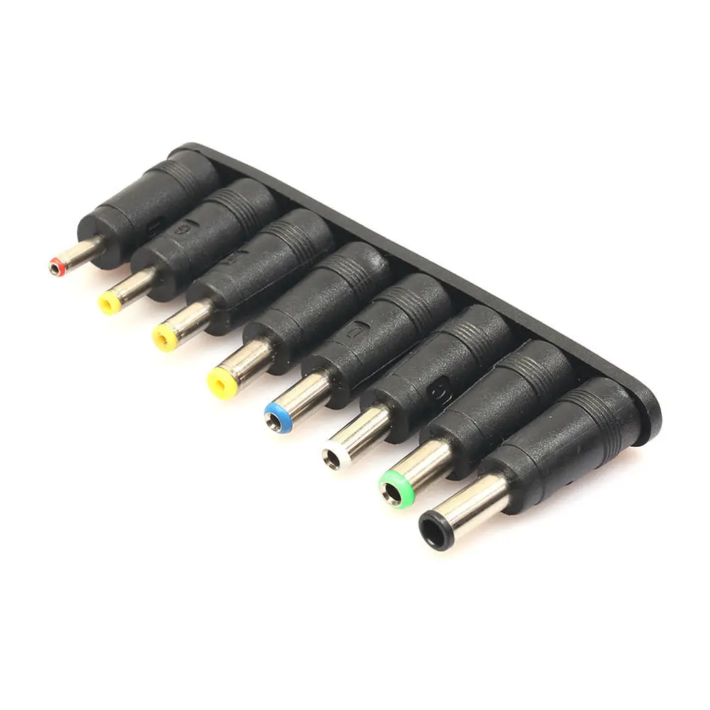 

New And High Quality 8Pcs/Set DC Multi Types to 5.5*2.1mm Power Plug Converter Adapter For Laptop etc