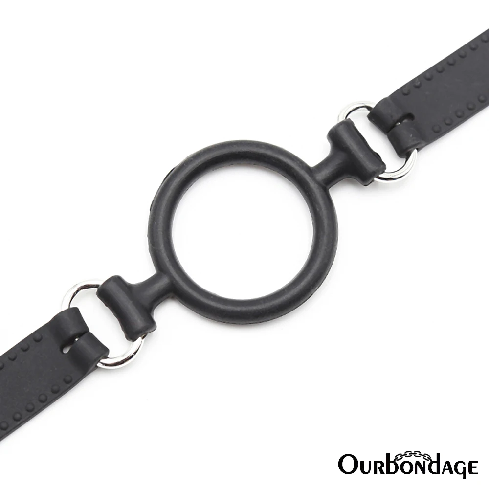 Ourbondage Silicone O Ring Mouth Gag Oral Fixation Silica gel Belt Band Restraints Sex Toys For Men Women And Couples | Красота и