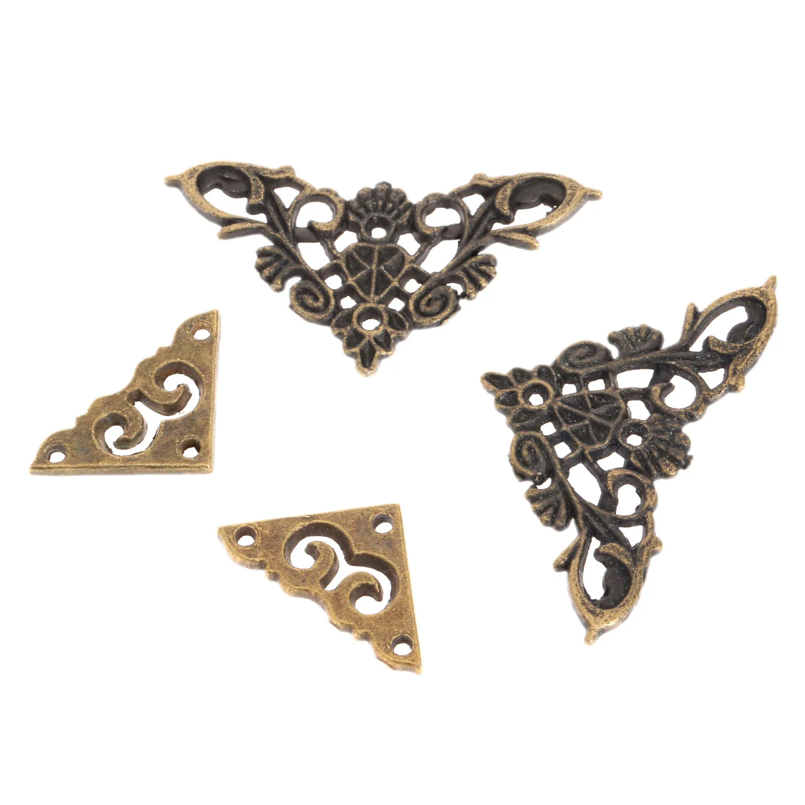 Угловые кронштейны 12 шт./лот протектор альбома из цинкового сплава коробка для