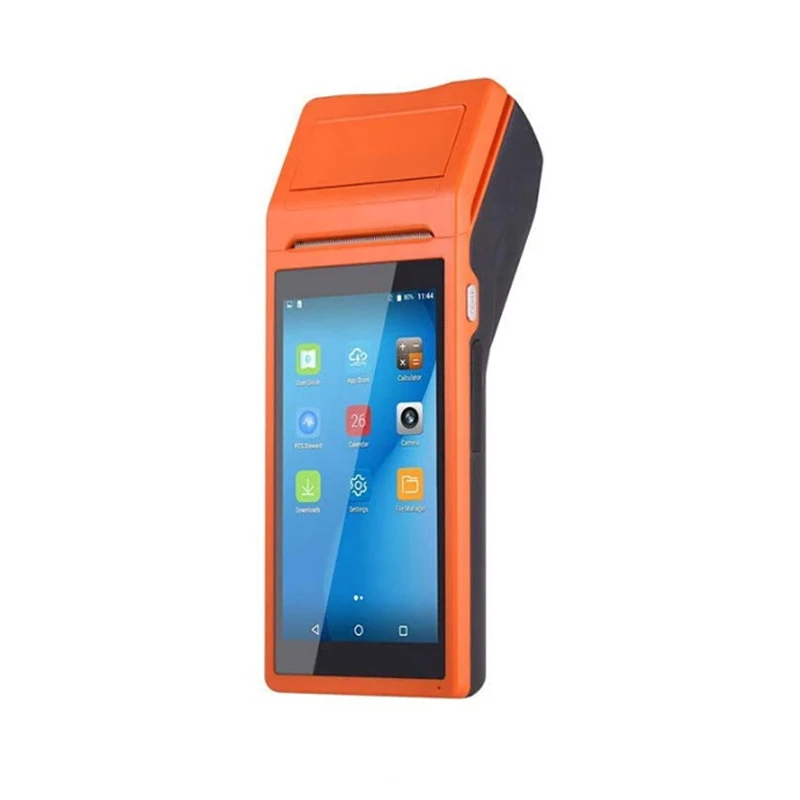 Ручной POS-терминал Android 8 1 PDA с Bluetooth горячий чековый принтер 3G WiFi мобильный заказ |