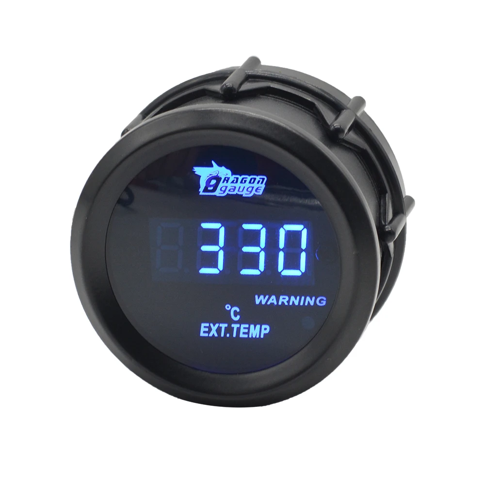 Dragongauge 52 мм авто гоночный автомобиль модификация цифровой выхлопной газ 200 ~ 13000