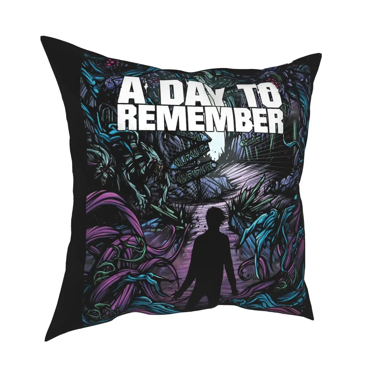 A Day To Remember тосковать мужские черные хлопок Adtr Te мультипликационный персонаж