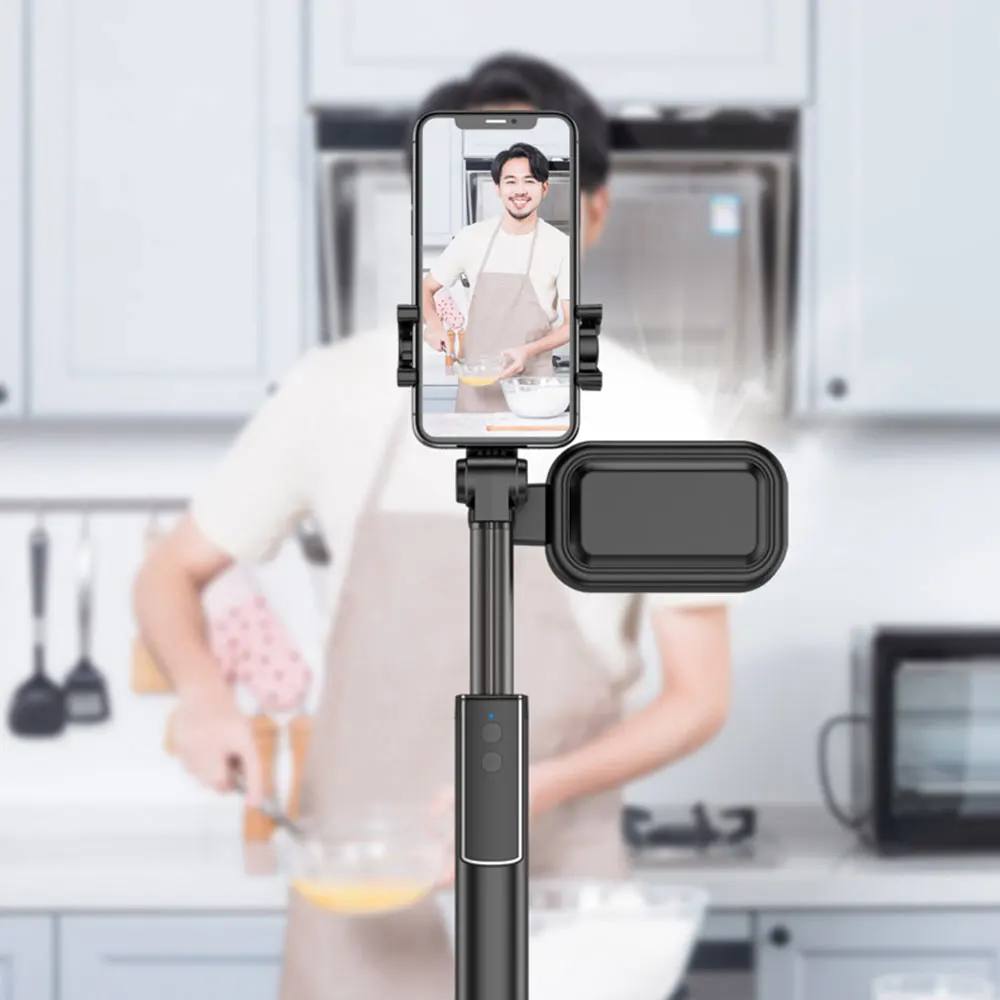 Bluetooth-штатив селфи-палка Tiktok мобильный телефон стабилизатор штатив для Xiaomi Huawei