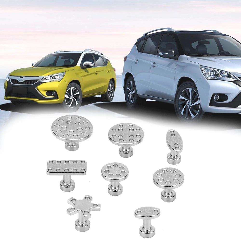 

Special Suction Cup For Sheet Metal Gasket Car dent repair puller Remover Tools Zinc Alloy 8 pcs