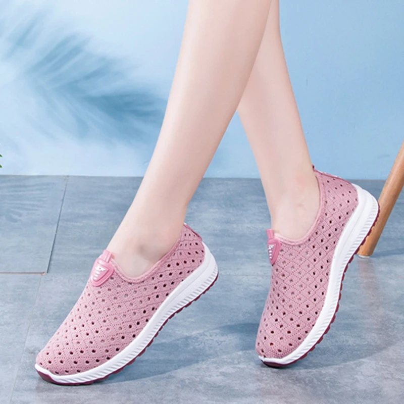 

Женские кроссовки без шнуровки, однотонные удобные повседневные туфли на плоской подошве, для тенниса, лето 2021