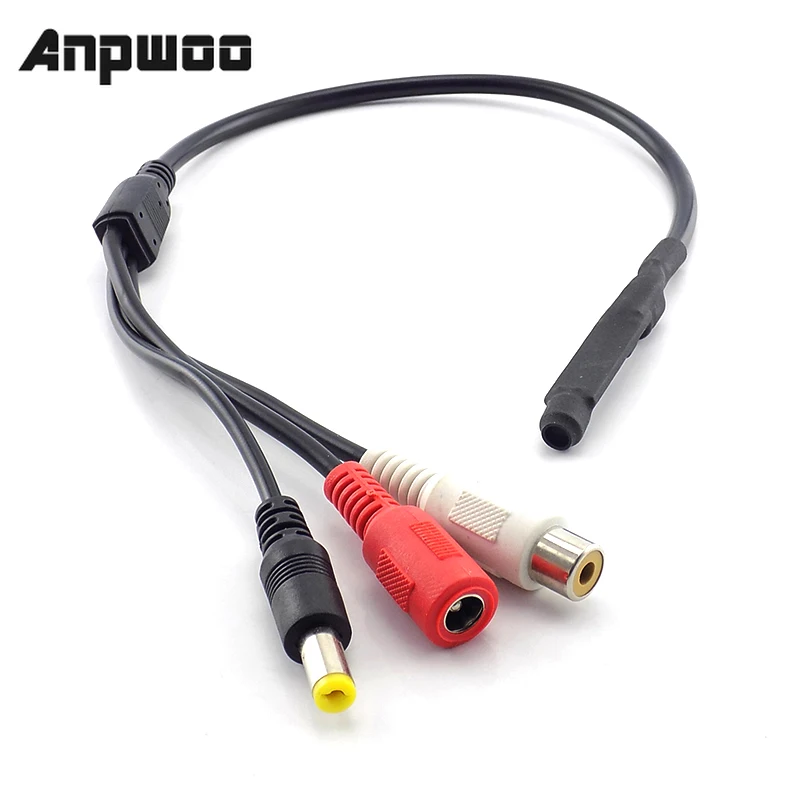 Звуковой Монитор аудиоприемник 12 В постоянного тока аудиомикрофон Кабель