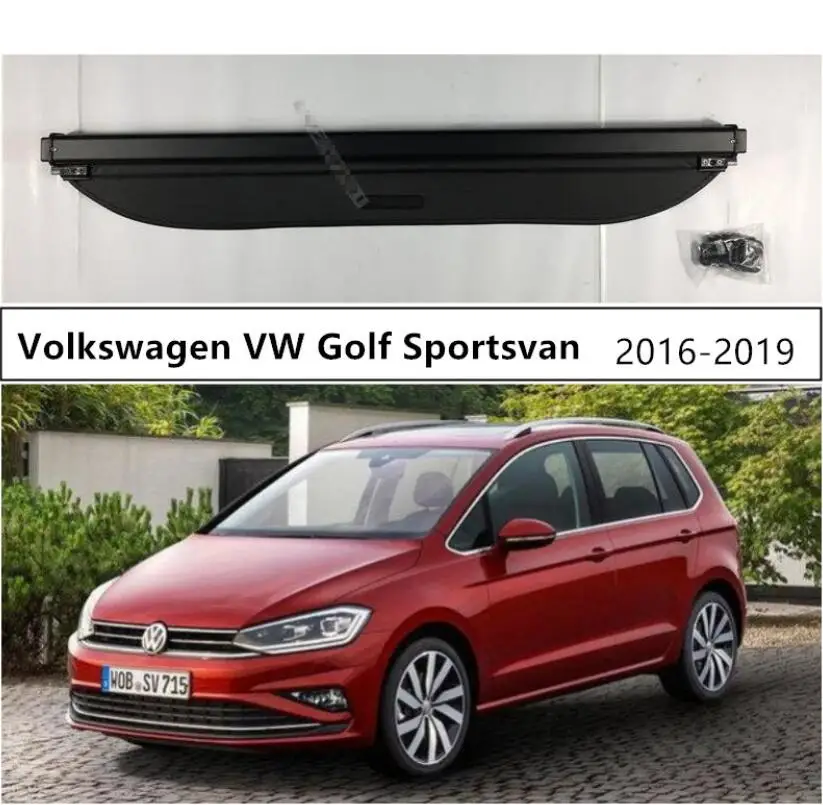 Защитный щит для заднего багажника чехол груза Volkswagen VW Golf Sportsvan 2016 2017 2018 2019