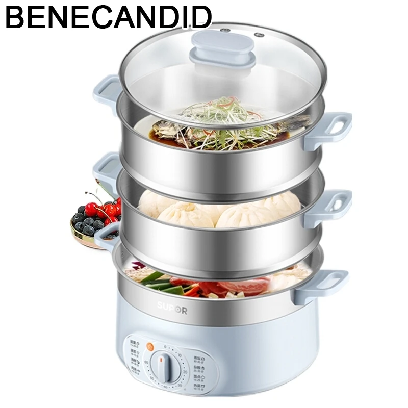 

Electrica Stoomkoker Warmer Container Olla Arrocera Cuit Vapeur Multicooker Er Pot Restaurant Equipment Electric Food Steamer