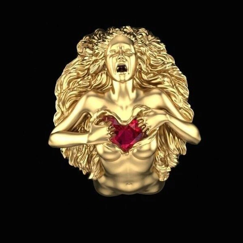 Женское кольцо с сердцем и цирконием Adam Eve роскошное модное Гламурное ювелирное