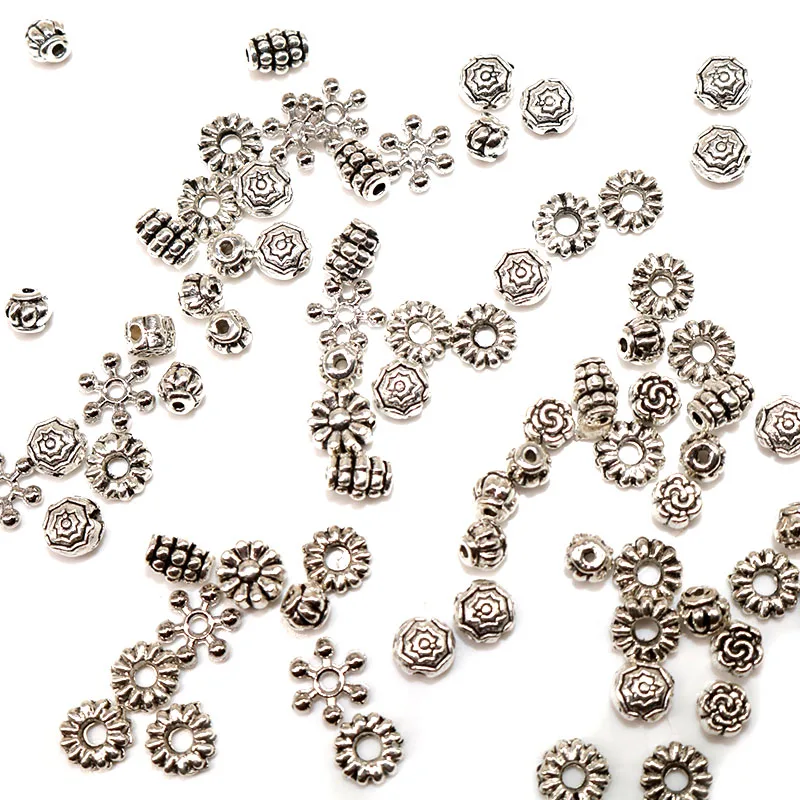 100 шт. разноцветные бусины-разделители | Украшения и аксессуары