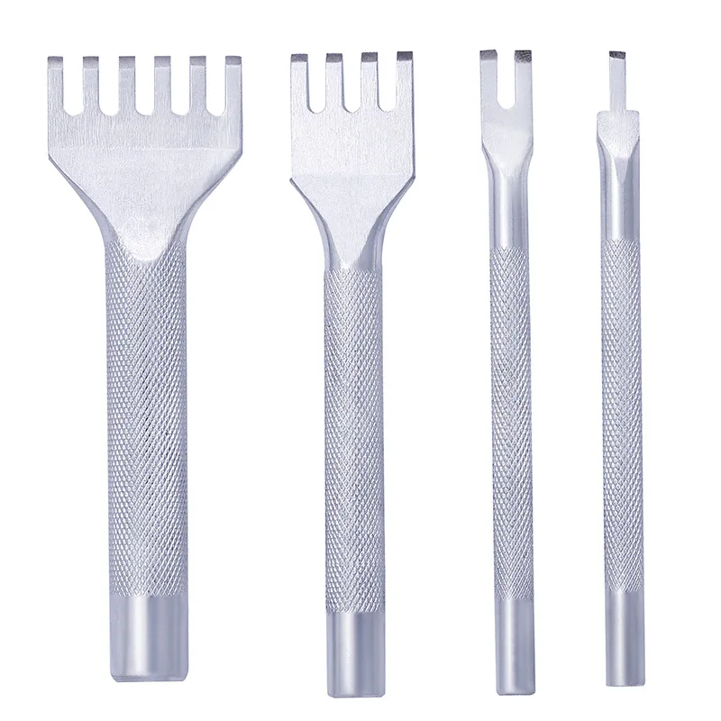 1Pc Quality Leather Craft Tools Hole Punches Stitching Punch Tool Set 1+2+4+6 Prong | Дом и сад