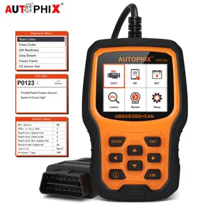 autophix om129 obd2 engine code reader automotive scanner battery tester obd 2 diagnostic tool clear error code free update free global shipping