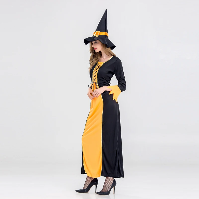 Костюм ведьмы на Хэллоуин для женщин сексуальное платье праздничные вечерние