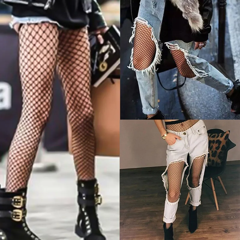 С вырезами пикантные черные колготки колготы Для женщин чулочно носочные