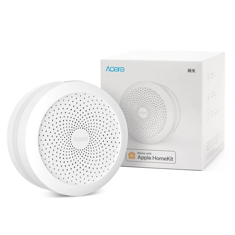 Оригинальный Xiaomi Gateway 3 Aqara M1S хаб Mi умный беспроводной Wi-Fi ZigBee 0 RGB светодиодный