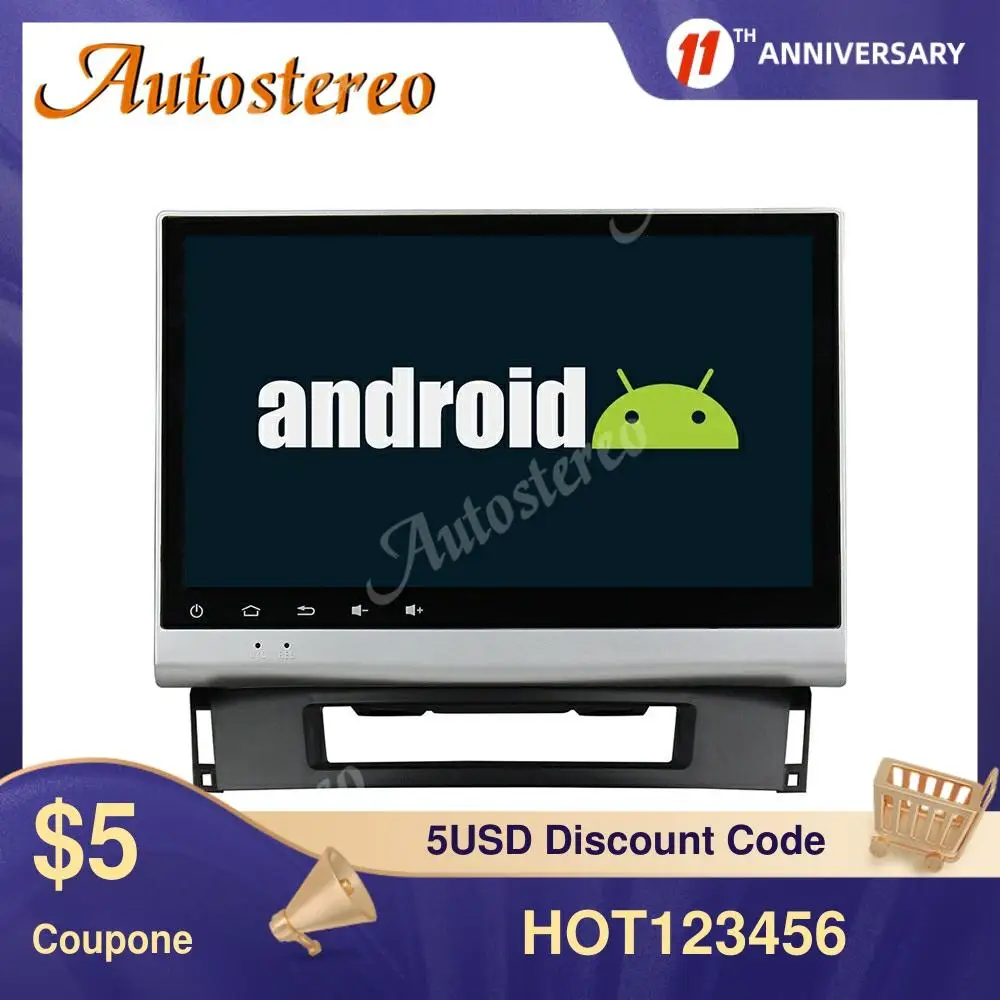 Автомагнитола на Android 10 0 128 ГБ без DVD проигрывателя для Opel Astra J 2010 2016