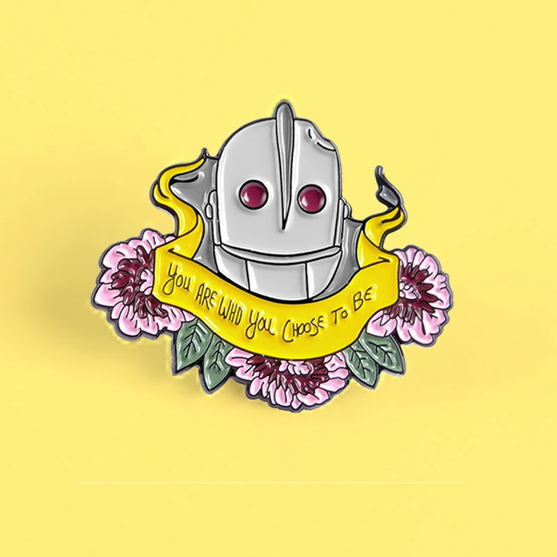 Брошь с эмалью в виде мультяшного Железного человека вы предпочитаете быть