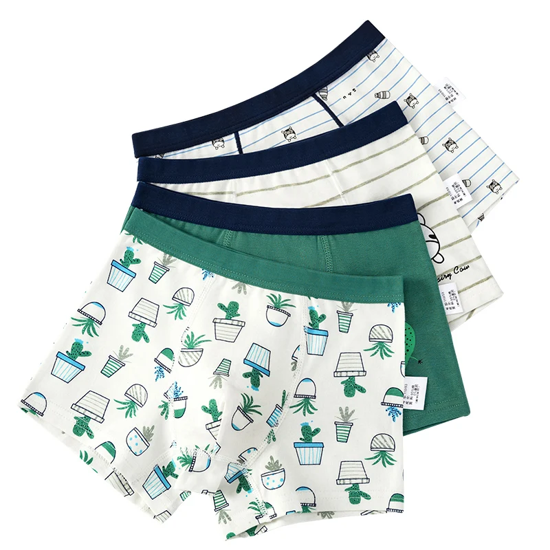 Хлопковые трусы боксеры для мальчиков детские с рисунком детская одежда