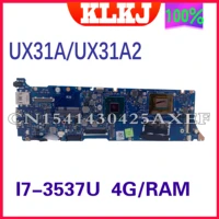 dinzi ux31a a2 mainboard for asus zenbook ux31a ua31a2 with i7 3537 cpu 4gb ram laptop motherboard 100 test working well