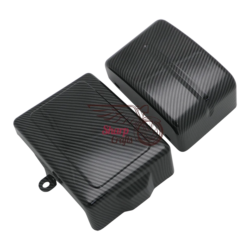Боковые крышки аккумулятора ABS для мотоцикла-обтекатели защита Harley Dyna Fat Bob Super/Wide