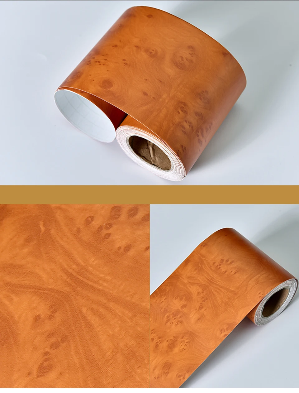DIY самоклеящаяся напольная контактная бумага деревянный стиль окантовочная линия наклейка Водонепроницаемая виниловая линия талии настенная бумага домашний декор